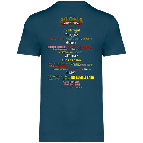 T-Shirt with line up