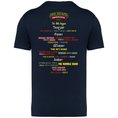 T-Shirt with line up