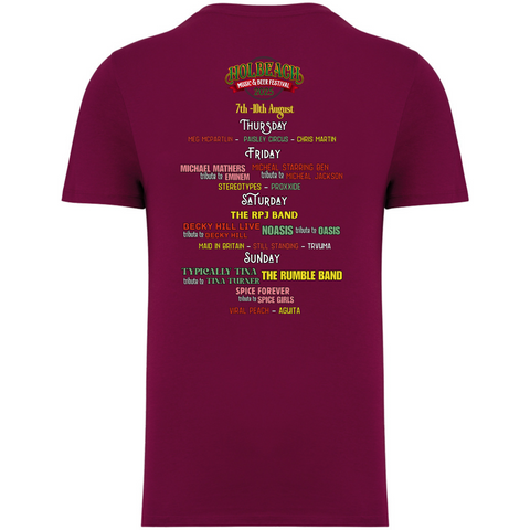 T-Shirt with line up