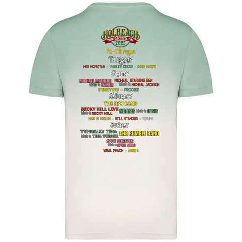 Dip Dye T-shirt with line up