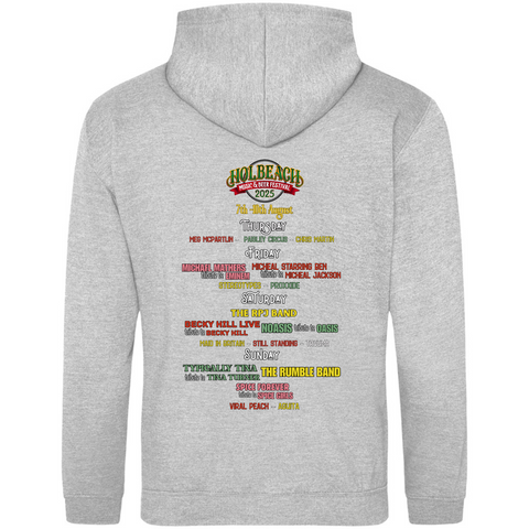 Hoodie with line up