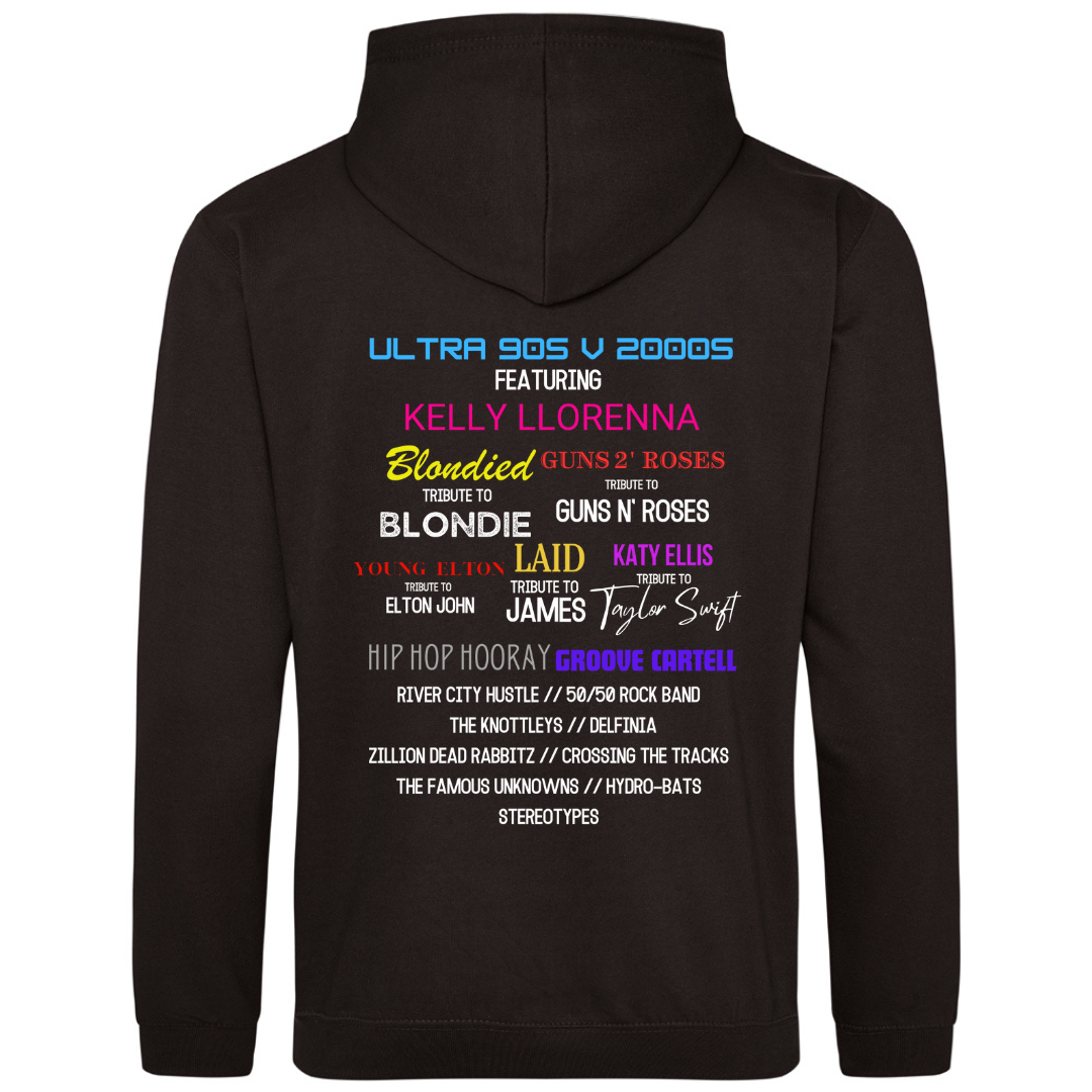 Hoodie with line up