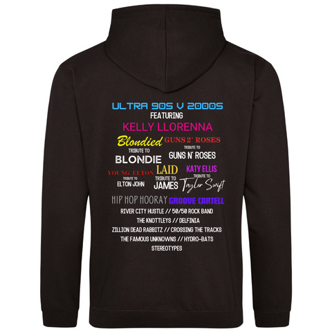 Hoodie with line up